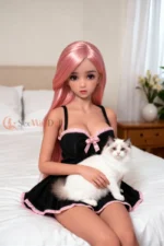 100cm / 3ft3 Cute TPE Mini Sex Doll – Flora - Image 2
