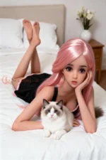 100cm / 3ft3 Cute TPE Mini Sex Doll – Flora - Image 8
