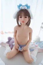 100cm / 3ft3 Flat Chest Silicone Mini Sex Doll – Estelle - Image 12