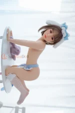 100cm / 3ft3 Flat Chest Silicone Mini Sex Doll – Estelle - Image 14
