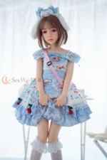 100cm / 3ft3 Flat Chest Silicone Mini Sex Doll – Estelle - Image 2