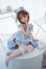 100cm / 3ft3 Flat Chest Silicone Mini Sex Doll – Estelle - Image 5