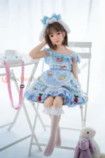 100cm / 3ft3 Flat Chest Silicone Mini Sex Doll – Estelle - Image 7