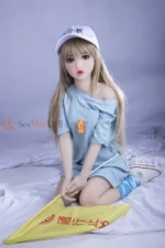 100cm / 3ft3 Small Bust Cute TPE Mini Sex Doll – Blaire - Image 12