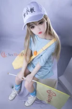 100cm / 3ft3 Small Bust Cute TPE Mini Sex Doll – Blaire - Image 5