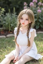 100cm / 3ft3 TPE Asian Mini Sex Doll – Winter (USA) - Image 9