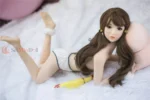 125cm / 4ft1 Flat Chest Asian TPE Mini Sex Doll – Freya - Image 15