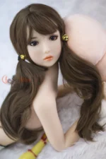 125cm / 4ft1 Flat Chest Asian TPE Mini Sex Doll – Freya - Image 7