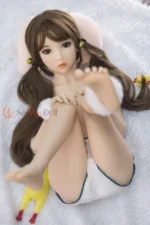 125cm / 4ft1 Flat Chest Asian TPE Mini Sex Doll – Freya - Image 10