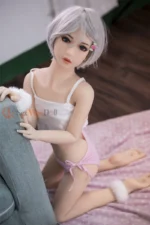 125cm / 4ft1 Flat Chest Japanese TPE Mini Sex Doll – Julianna - Image 11