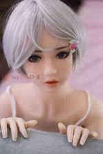 125cm / 4ft1 Flat Chest Japanese TPE Mini Sex Doll – Julianna - Image 12