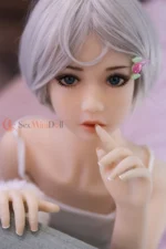 125cm / 4ft1 Flat Chest Japanese TPE Mini Sex Doll – Julianna - Image 13