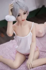 125cm / 4ft1 Flat Chest Japanese TPE Mini Sex Doll – Julianna - Image 3