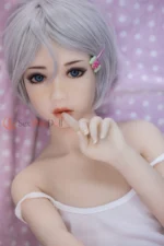 125cm / 4ft1 Flat Chest Japanese TPE Mini Sex Doll – Julianna - Image 4