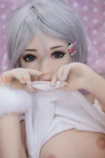125cm / 4ft1 Flat Chest Japanese TPE Mini Sex Doll – Julianna - Image 6