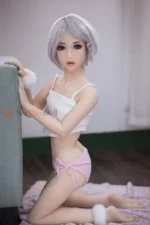 125cm / 4ft1 Flat Chest Japanese TPE Mini Sex Doll – Julianna - Image 9