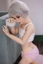 125cm / 4ft1 Flat Chest Japanese TPE Mini Sex Doll – Julianna - Image 10