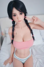 125cm / 4ft1 Small Bust TPE Asian Mini Sex Doll – Sierra - Image 3