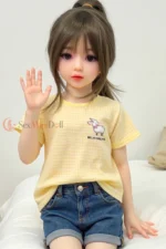 128cm / 4ft2 Flat Chest Mini Sex Doll  – Noelle (USA) - Image 5
