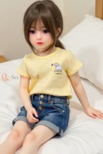 128cm / 4ft2 Flat Chest Mini Sex Doll  – Noelle (USA) - Image 7