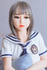 128cm / 4ft2 Flat Chest TPE Asian Mini Sex Doll – Celine
