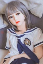 128cm / 4ft2 Flat Chest TPE Asian Mini Sex Doll – Celine - Image 4