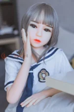 128cm / 4ft2 Flat Chest TPE Asian Mini Sex Doll – Celine - Image 5