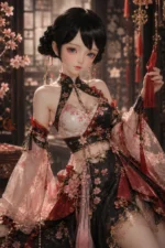 50cm / 1ft8 Large Bust Asian Silicone Tiny Sex Doll – Myla - Image 6