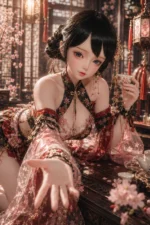 50cm / 1ft8 Large Bust Asian Silicone Tiny Sex Doll – Myla - Image 9
