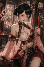 50cm / 1ft8 Large Bust Asian Silicone Tiny Sex Doll – Myla - Image 8