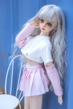 60cm / 2ft Anime Silicone Mini Sex Doll – Hazel - Image 4