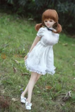 60cm / 2ft Realistic Silicone Mini Sex Doll – Rose - Image 3