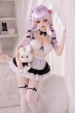 65cm / 2ft2 Medium Bust Lifelike Silicone Tiny Sex Doll – Jolie - Image 5