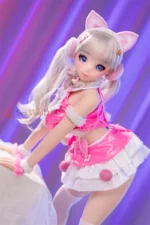 65cm / 2ft2 Small Bust Anime TPE Tiny Sex Doll – Ellie - Image 3