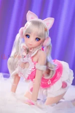 65cm / 2ft2 Small Bust Anime TPE Tiny Sex Doll – Ellie - Image 4