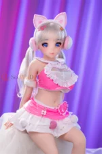 65cm / 2ft2 Small Bust Anime TPE Tiny Sex Doll – Ellie - Image 6