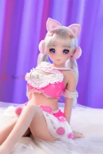 65cm / 2ft2 Small Bust Anime TPE Tiny Sex Doll – Ellie - Image 8