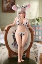 65cm / 2ft2 Small Bust Anime TPE Tiny Sex Doll – Noemi - Image 5