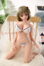 65cm / 2ft2 Small Bust Anime TPE Tiny Sex Doll – Rivera - Image 2