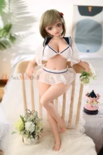 65cm / 2ft2 Small Bust Anime TPE Tiny Sex Doll – Rivera - Image 3