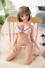 65cm / 2ft2 Small Bust Anime TPE Tiny Sex Doll – Rivera - Image 4