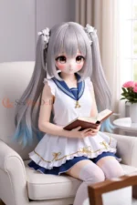 65cm / 2ft2 Small Bust Anime TPE Tiny Sex Doll – Sawyer - Image 2