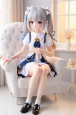 65cm / 2ft2 Small Bust Anime TPE Tiny Sex Doll – Sawyer - Image 6