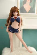 80cm / 2ft7 Large Bust Anime TPE Mini Sex Doll – Emerie - Image 11