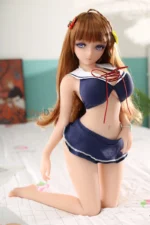 80cm / 2ft7 Large Bust Anime TPE Mini Sex Doll – Emerie - Image 6