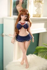80cm / 2ft7 Large Bust Anime TPE Mini Sex Doll – Emerie - Image 8