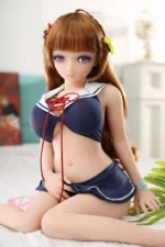 80cm / 2ft7 Large Bust Anime TPE Mini Sex Doll – Emerie