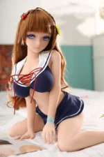 80cm / 2ft7 Large Bust Anime TPE Mini Sex Doll – Emerie - Image 4