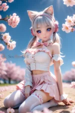 80cm / 2ft7 Large Bust Anime TPE Mini Sex Doll – Sierra