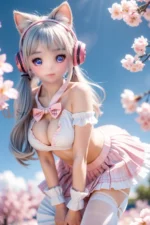 80cm / 2ft7 Large Bust Anime TPE Mini Sex Doll – Sierra - Image 3